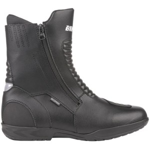 Bike It 'Preto' svart mellomlang motorsykkel boots