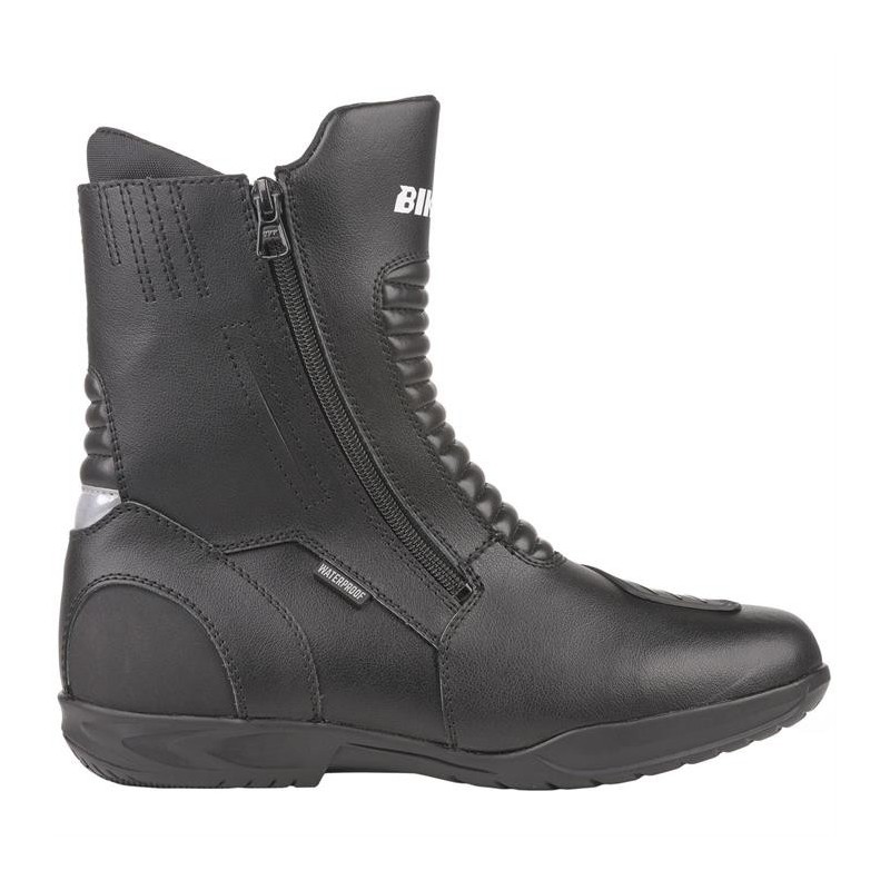 Bike It 'Preto' svart mellomlang motorsykkel boots