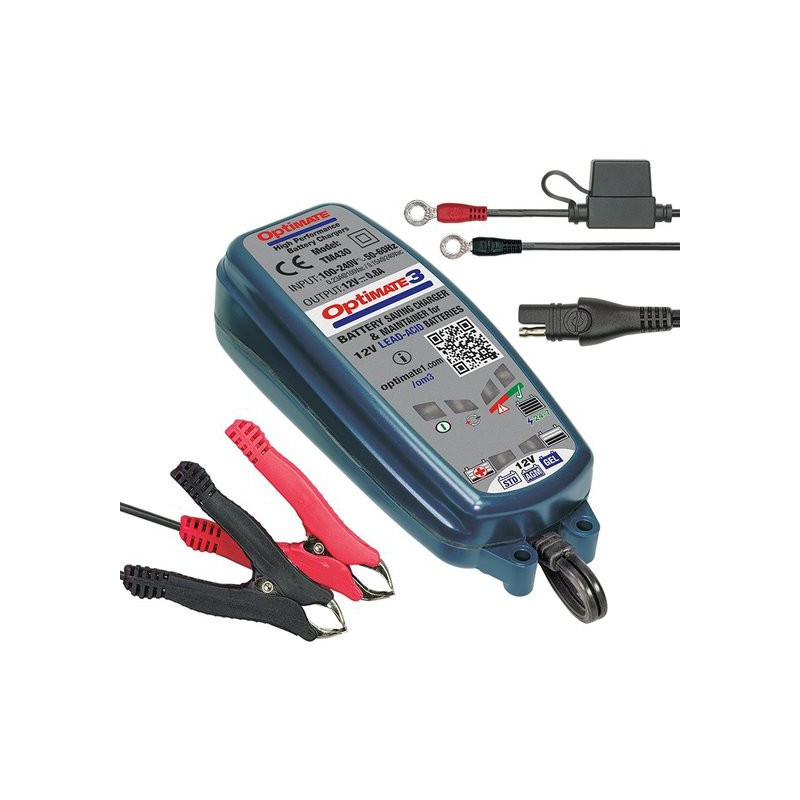 TM430 TECMATE Optimate 3 batterilader