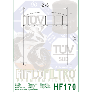 CHROME OLJEFILTER TIL HARLEY DAVIDSON EVOLUTION, BIG TWIN, XL