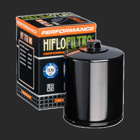 HIFLO høy ytelse oljefilter HF170BRC sort HARLEY DAVIDSON RACING