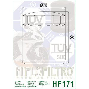 SORT OLJEFILTER HARLEY DAVIDSON TWIN CAM