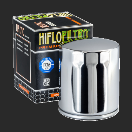 CHROME OLJEFILTER HARLEY DAVIDSON TWIN CAM