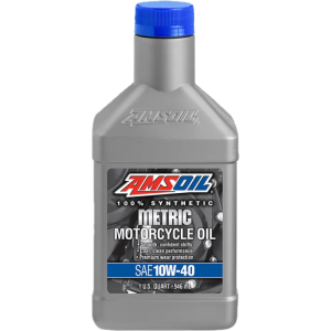 AMSOIL 10W-40 100 % syntetisk motorsykkelolje 0,946L