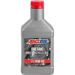 AMSOIL 15W-50 100 % syntetisk motorsykkelolje 0,946L
