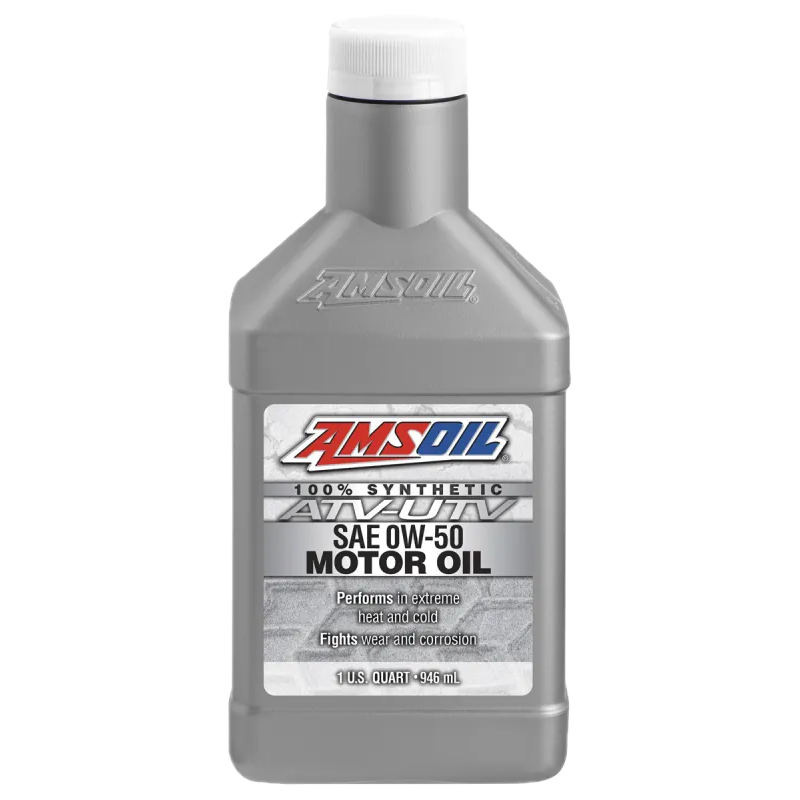 AMSOIL 0W-50 100 % syntetisk ATV/UTV-motorolje