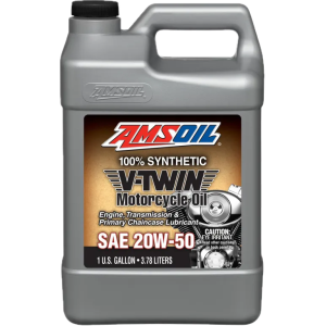 AMSOIL 20W-50 100 % syntetisk V-Twin motorolje