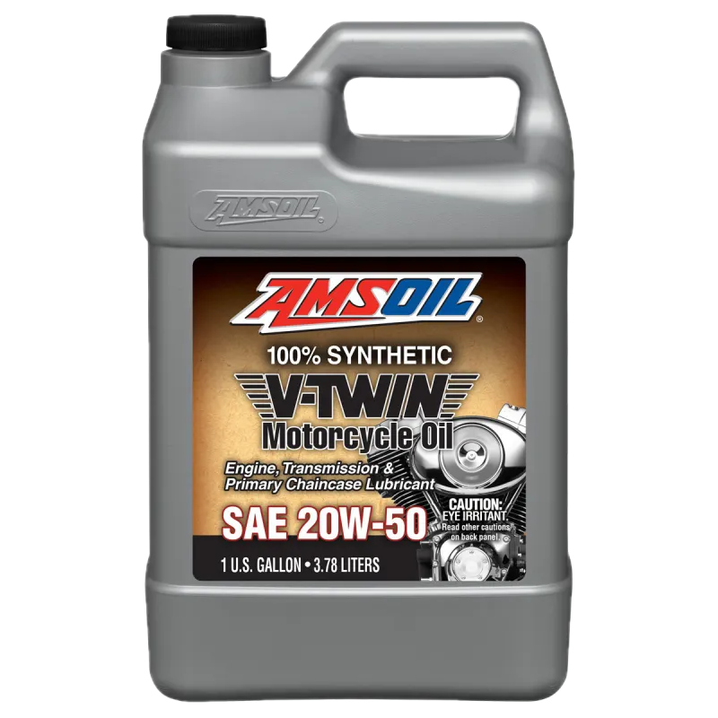 AMSOIL 20W-50 100 % syntetisk V-Twin motorolje