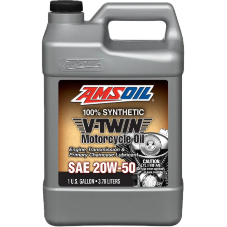 AMSOIL 20W-50 helsyntetisk V-Twin motorolje