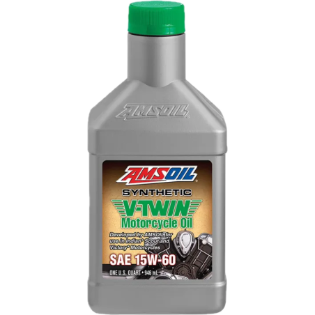 AMSOIL 15W-60 100 % syntetisk V-Twin motorsykkelolje