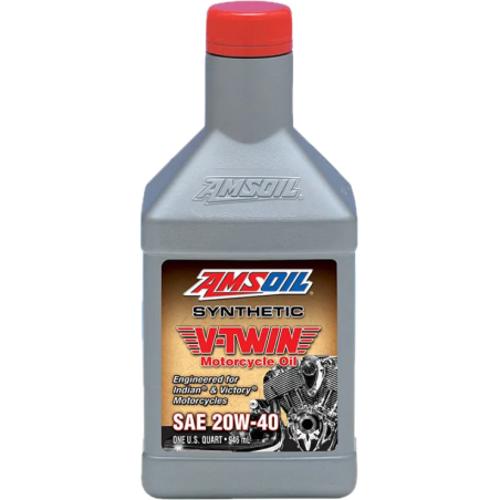 AMSOIL 20W-40 100 % syntetisk V-Twin motorsykkelolje